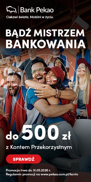 Konto Pekao z premią