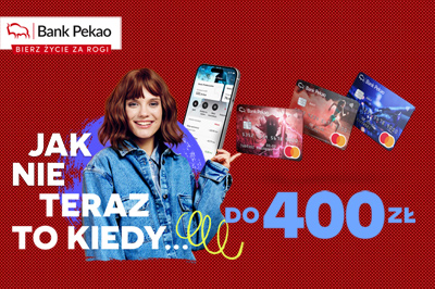 Promocja 400 zł Pekao