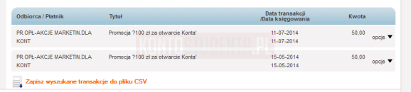 Promocja ING - poprzednia edycja