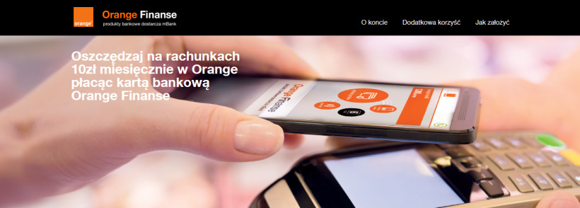 Orange Finanse - konto bankowe w Orange