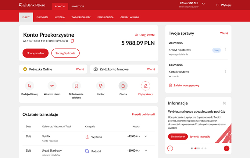 Pekao bankowość internetowa