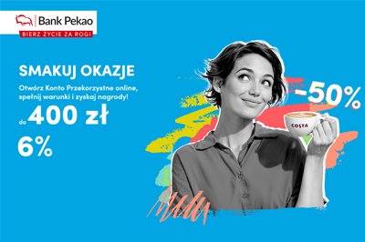 Konto przekorzystne dla młodych w Pekao