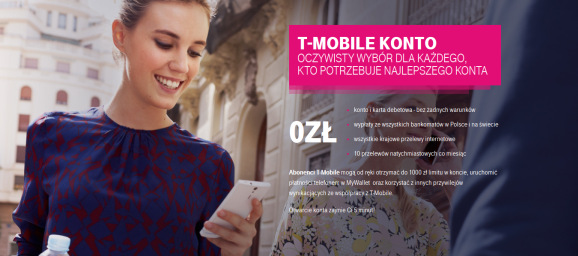 Promocja dla obecnych klientów T-Mobile konto